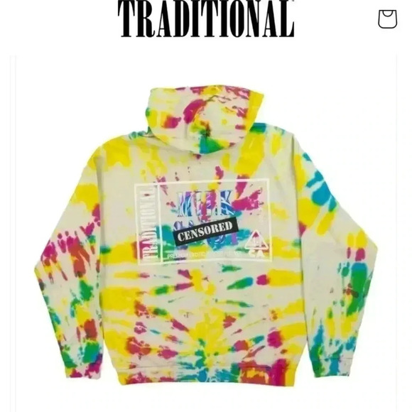 NWOT Traditional Apparel MILKS CENSORED HOODIE - Picture 2 of 7